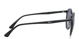 Shop Ray-Ban Unisex Round Sunglasses in Black online.