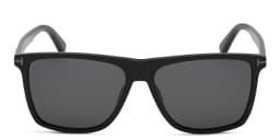 Shop TOM FORD Square Sunglasses in Shiny Black online.