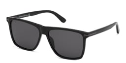 Shop TOM FORD Square Sunglasses in Shiny Black online.