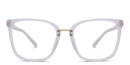 Shop EYE'M Square Eyeglasses in Purple online.