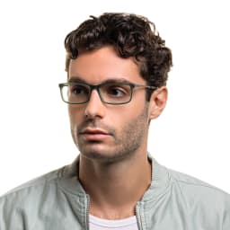 تسوق نظارة طبية بإطار مستطيل واسع EYE'M بلون Green أونلاين.