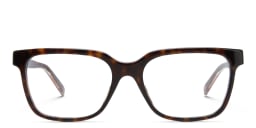 Shop EYE'M Rectangle Eyeglasses in Havana online.