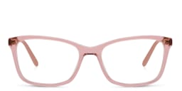 Shop EYE'M Kids Rectangle Eyeglasses in Nude online.