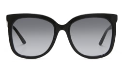 Shop EYE'M Square Sunglasses in Black online.