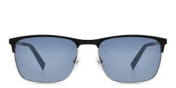 Shop EYE'M Rectangle Sunglasses in Black online.