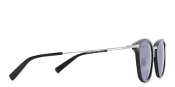Shop EYE'M Unisex Square Sunglasses in Black online.