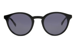 Shop EYE'M Round Sunglasses in Black online.