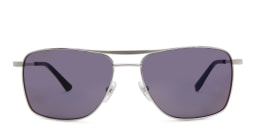 Shop EYE'M Rectangle Sunglasses in Silver online.