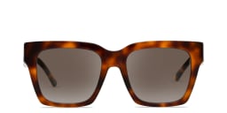 Shop EYE'M Square Sunglasses in Havana online.