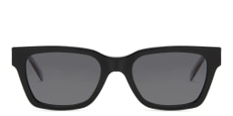 Shop EYE'M Square Sunglasses in Black online.