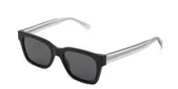 Shop EYE'M Square Sunglasses in Black online.