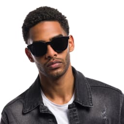 Shop EYE'M Square Eyeglasses in Havana online.