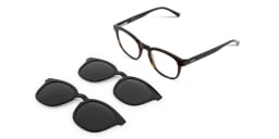 Shop EYE'M Square Eyeglasses in Havana online.
