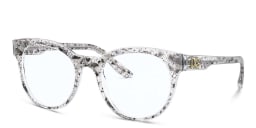 Shop Dolce & Gabbana Panthos Eyeglasses in Black Lace online.