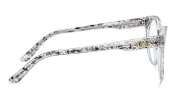 Shop Dolce & Gabbana Panthos Eyeglasses in Black Lace online.