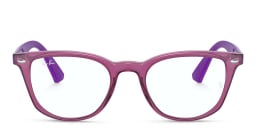 تسوق نظارات طبية مربّعة للأطفال راي بان جونيور بلون Purple أونلاين.