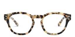 Shop ISABEL MARANT Round Eyeglasses in White Havana online.