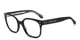 Shop ISABEL MARANT Square Eyeglasses in Black online.