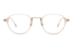 Shop ISABEL MARANT Round Eyeglasses in Nude Palladium online.