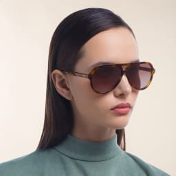 Shop ISABEL MARANT Pilot Sunglasses in Havana online.