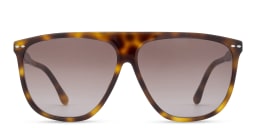 Shop ISABEL MARANT Wide Aviator Sunglasses in Havana online.