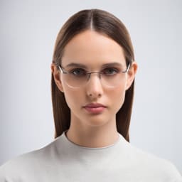 تسوق نظارة طبية بإطار غير منتظم للجنسين راي بان بلون Gunmetal أونلاين.