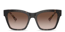 Shop Dolce & Gabbana Square Sunglasses in Havana online.