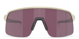 Shop Oakley Sutro Lite Half-Rim Rectangle Sunglasses in Light Gold online.