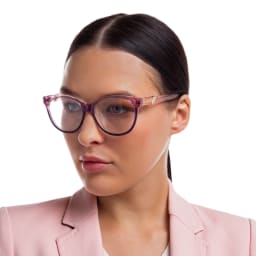 تسوق نظارة طبية بإطار كات آي EYE'M بلون زهري أونلاين.