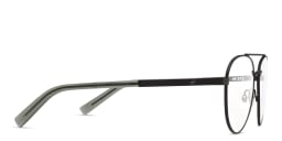 Shop EYE'M Wide Aviator Eyeglasses in Black online.