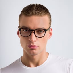 Shop EYE'M Round Eyeglasses in Havana online.