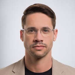 Shop EYE'M Rimless Round Eyeglasses in Silver online.