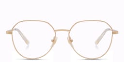 Shop EYE'M Kids Irregular Eyeglasses in Gold online.