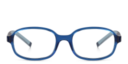 Shop EYE'M Kids Rectangle Eyeglasses in Blue online.