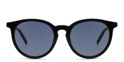 Shop EYE'M Round Sunglasses in Black online.