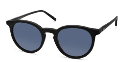 Shop EYE'M Round Sunglasses in Black online.