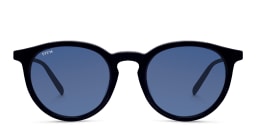 Shop EYE'M Round Sunglasses in Blue online.