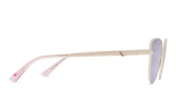 Shop EYE'M Cat Eye Sunglasses in Gold online.