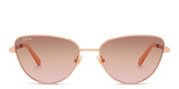 Shop EYE'M Cat Eye Sunglasses in Gold online.