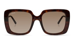 Shop EYE'M Square Sunglasses in Havana online.