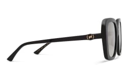 Shop EYE'M Square Sunglasses in Black online.