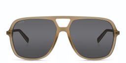 تسوق نظارة شمسية بإطار مستطيل EYE'M بلون Beige أونلاين.