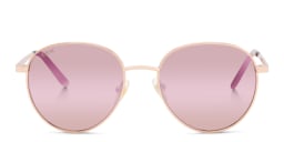 Shop EYE'M Kids Round Sunglasses in Gold online.