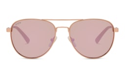 Shop EYE'M Kids Aviator Sunglasses in Gold online.