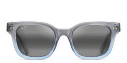 Shop Maui Jim Unisex Square Sunglasses in Grey online.