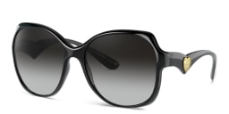 Shop Dolce & Gabbana Cat Eye Sunglasses in Black online.