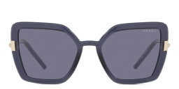 Shop PRADA Cat Eye Sunglasses in Crystal Bluette online.