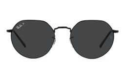 Shop Ray-Ban Jack Unisex Irregular Sunglasses in Black online.
