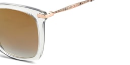 Shop JIMMY CHOO Elia/S Cat Eye Sunglasses in Grey online.