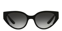 Shop Dolce & Gabbana Cat Eye Sunglasses in Black online.